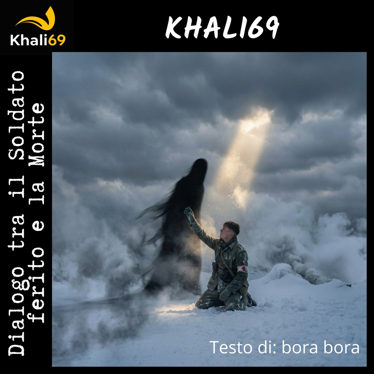 Copertina di Dialogo tra il Soldato ferito e la Morte, Khali69